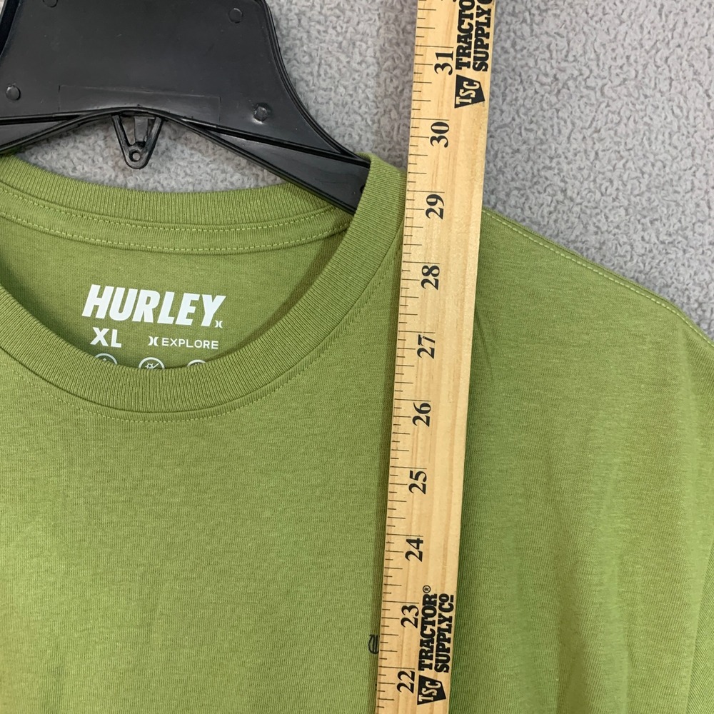 NWT Hurley Explore T-Shirt Men's XL Green Cotton Blend Graphic  UPF 30 - Picture 5 of 11